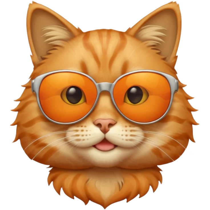 Cat wearing sunglasses emoji