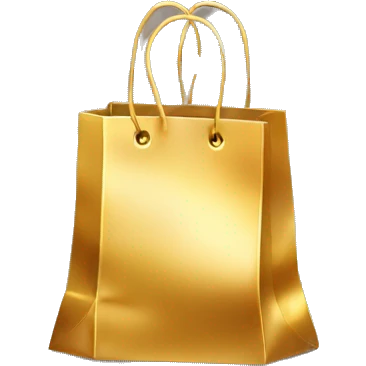  Gold shopping bag milestone emoji