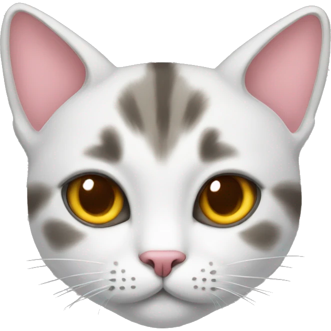 A cat with heart eyes emoji