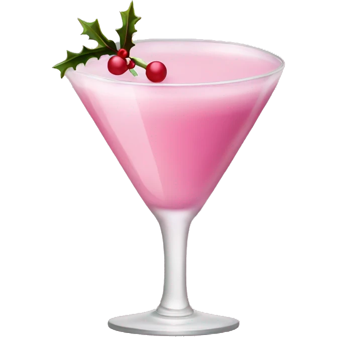 pink christmas christmas drink emoji