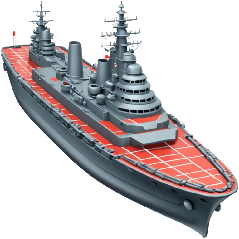 battleship arial view emoji