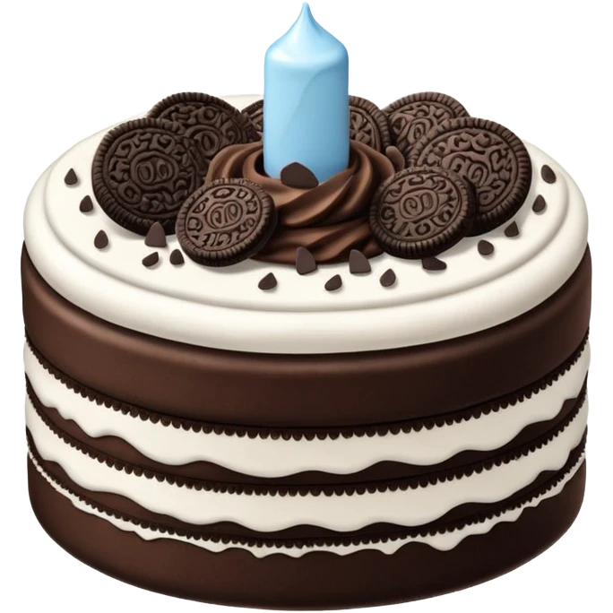 oreo cake emoji