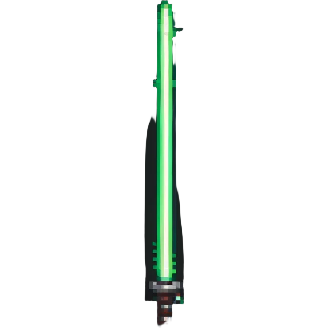 green light saber emoji