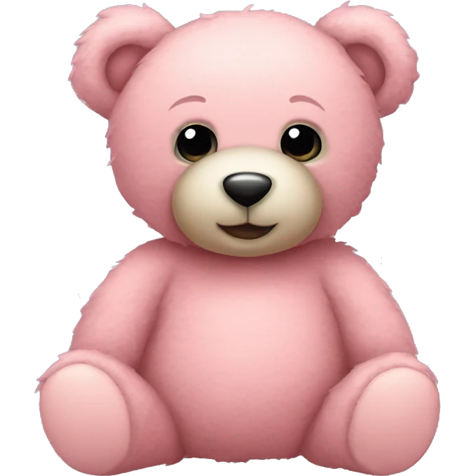 Teddy bear pastel pink t-shirt emoji