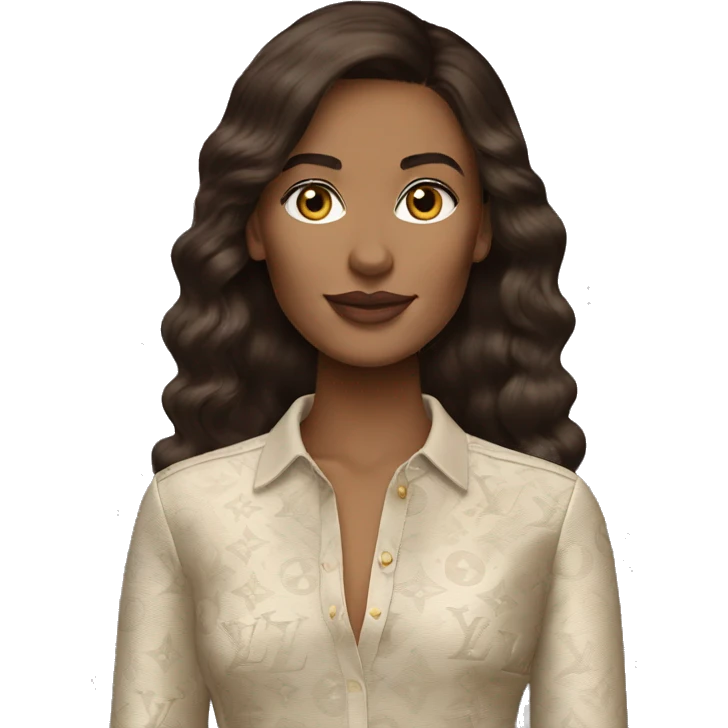 Louis Vuitton brunette tall emoji