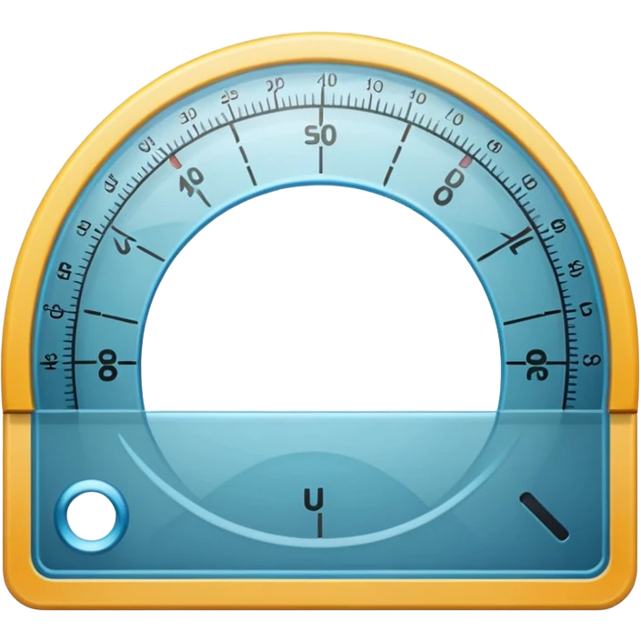 "📏" This emoji is for ruler. Then make an emoji for protractor. Which is real emoji type like the give emoji