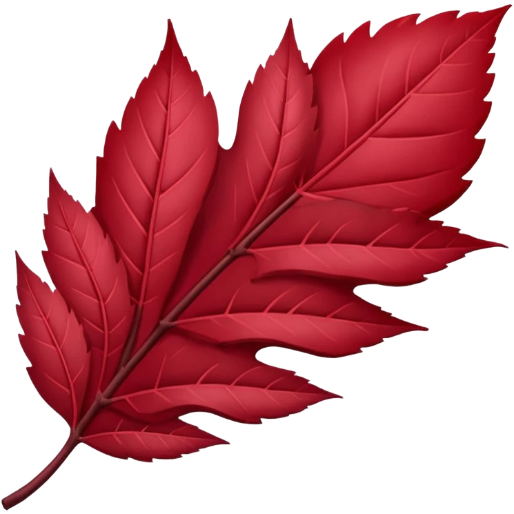 HAZ UN planificador de lista de objetivos en color vinotinto/rojo carmesí brillante, con hojas blancas emoji