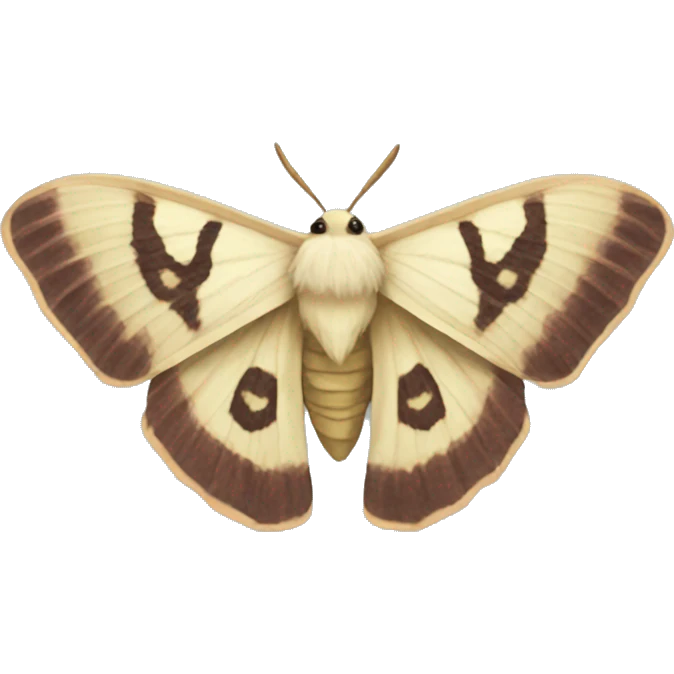 silkmoth emoji