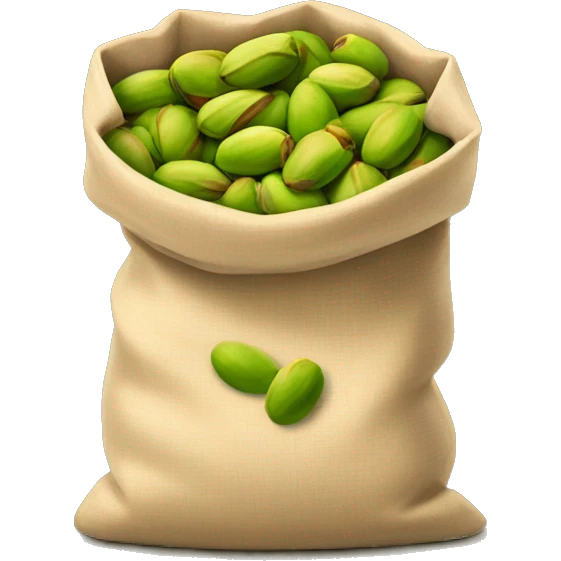 pistachios in a bag emoji