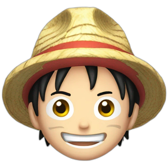 Brilliant-idea-luffy emoji