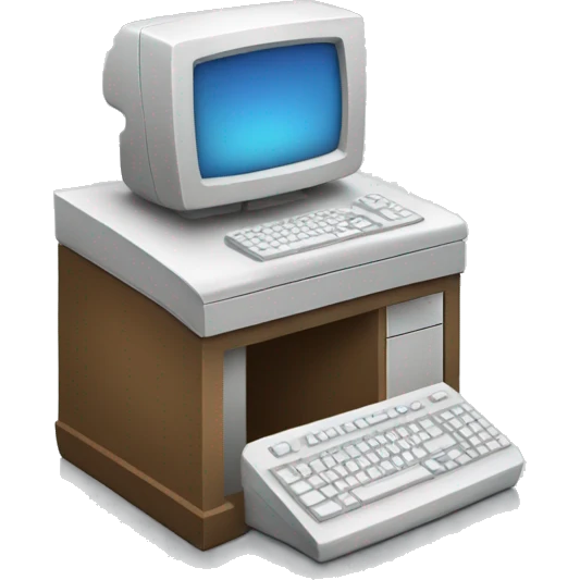 Computer with cursor emoji