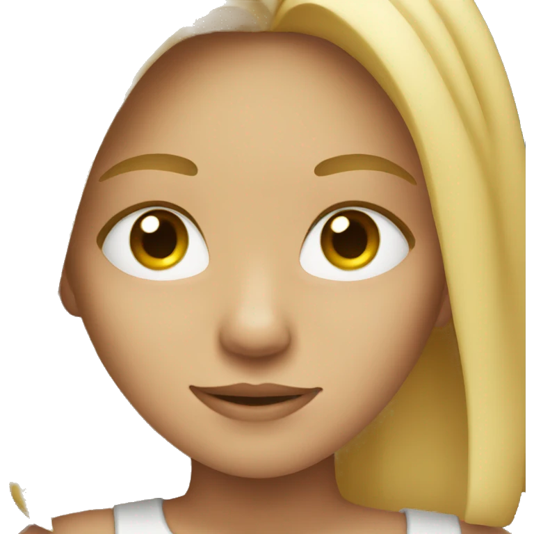 blonde girl emoji