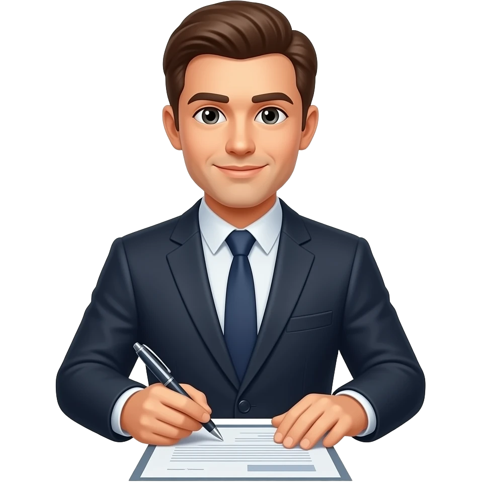 deskripsikan emoji pejabat pembuat komitmen emoji