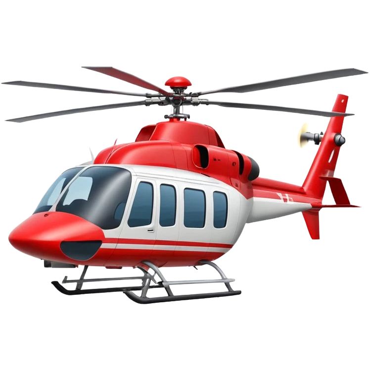Medical helicopter emoji