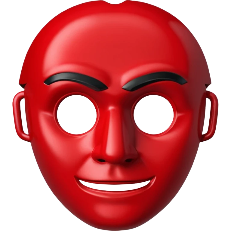 Money heist mask  emoji