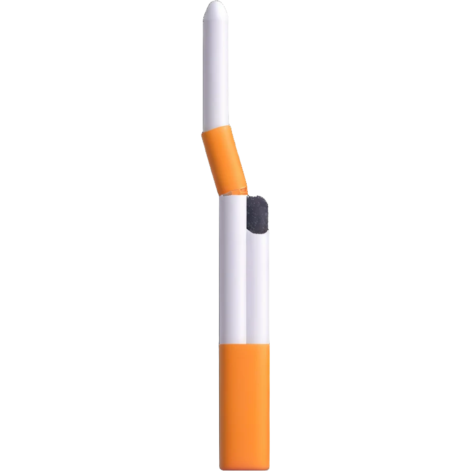 single white cigarette alone emoji