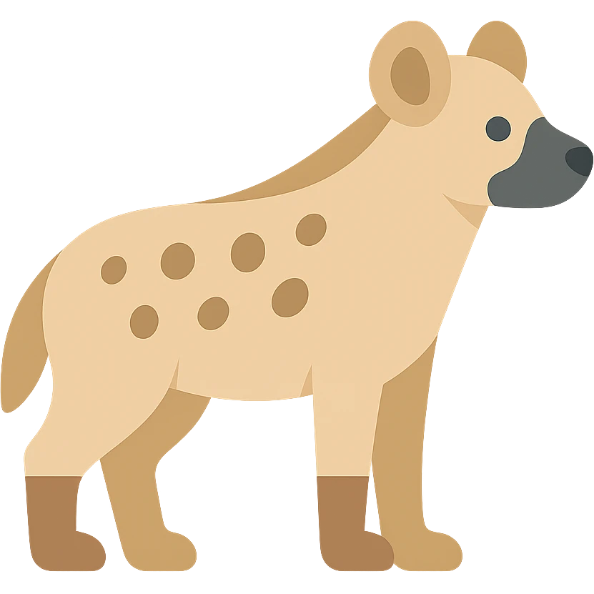 Hyena emoji