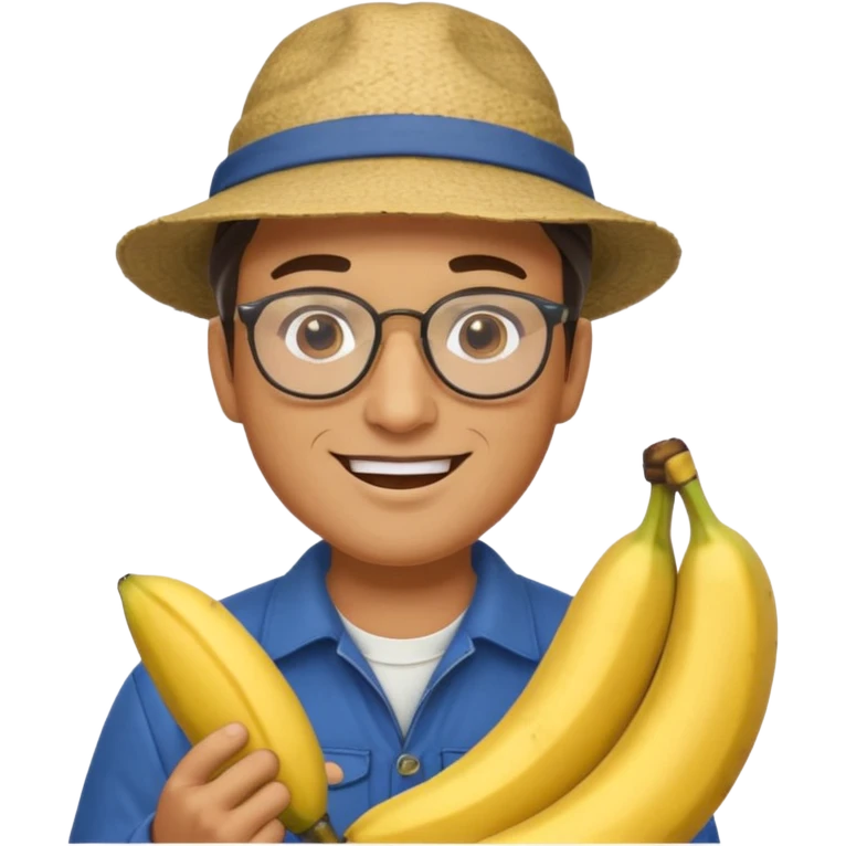 Male accountant loves fishing bananas movies and comics and is Italian emoji
