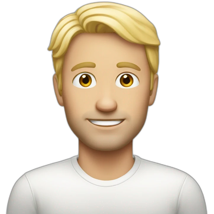 Most white man in existence emoji