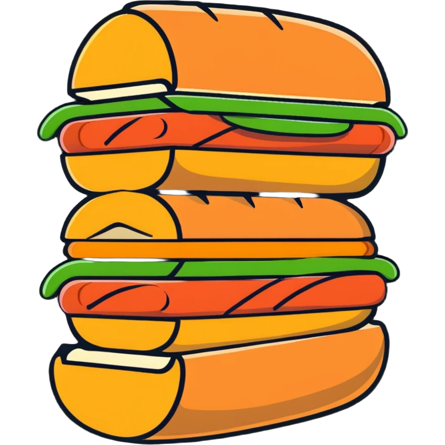banh mi sandwich emoji