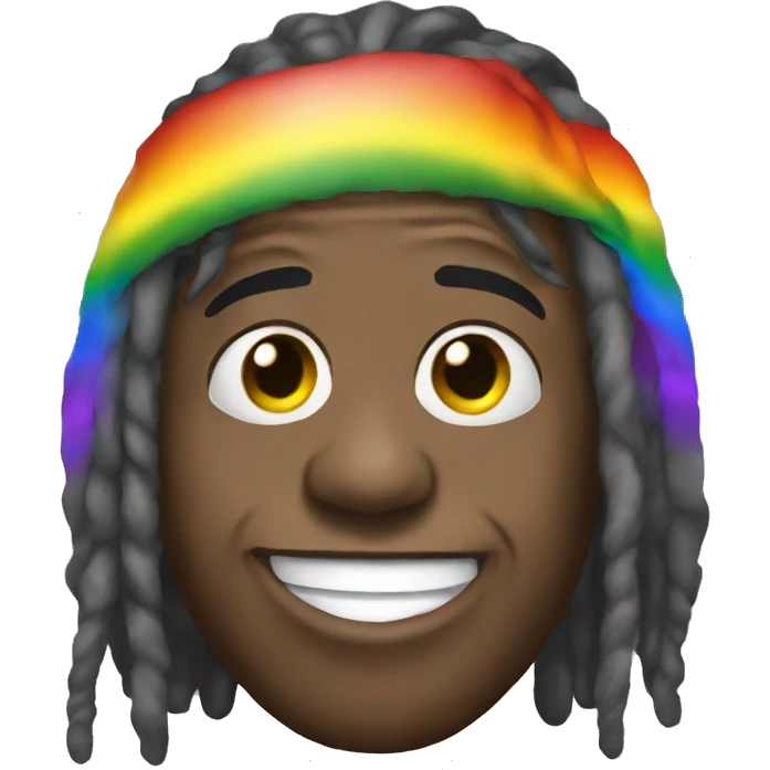 Rainbow Lil Wayne emoji