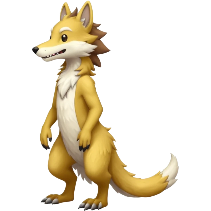Sergal-furry, full body emoji