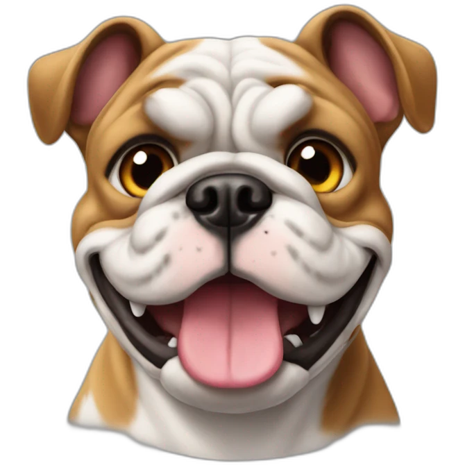 Bulldog frances cafe emoji