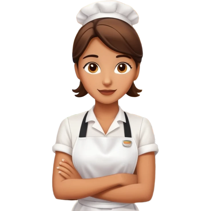 waitress at paris cafe emoji