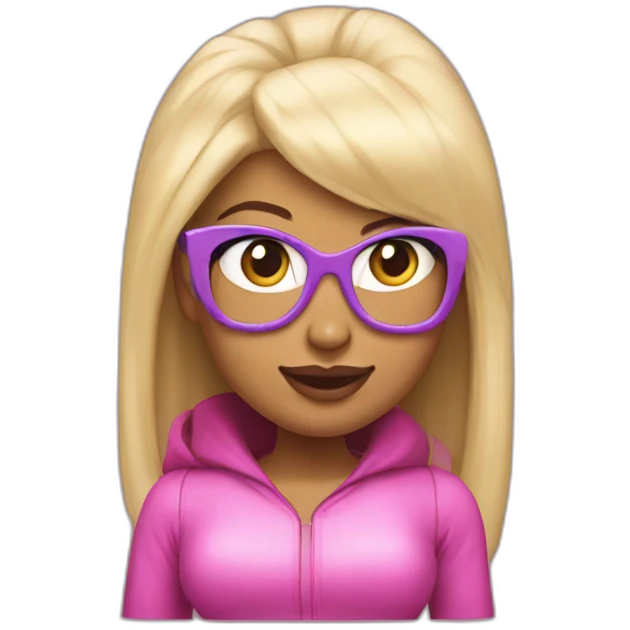 Nicki minaj geeking emoji
