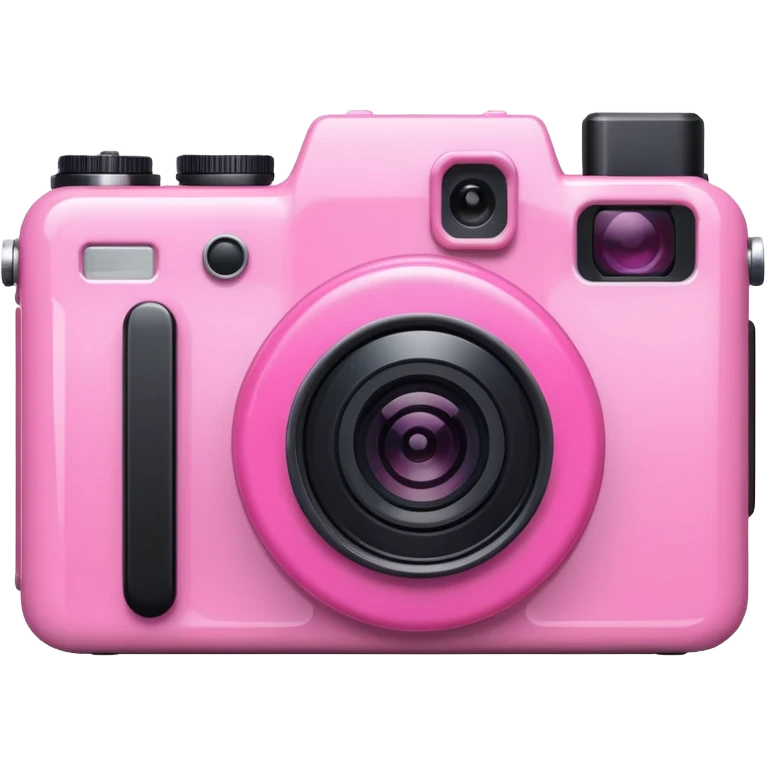 pink camera emoji