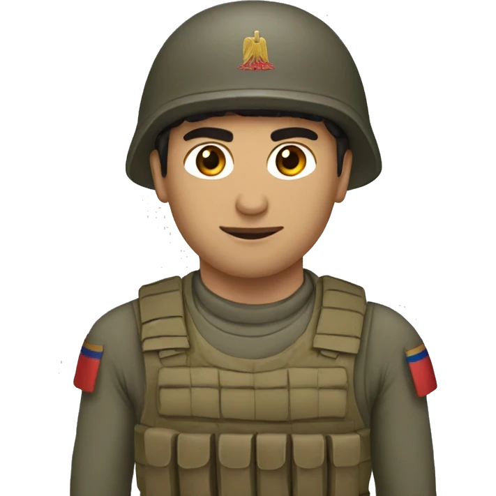 Armenian soldier emoji