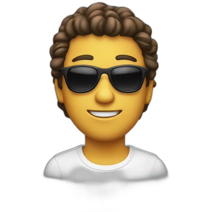 Me with sunglasses emoji