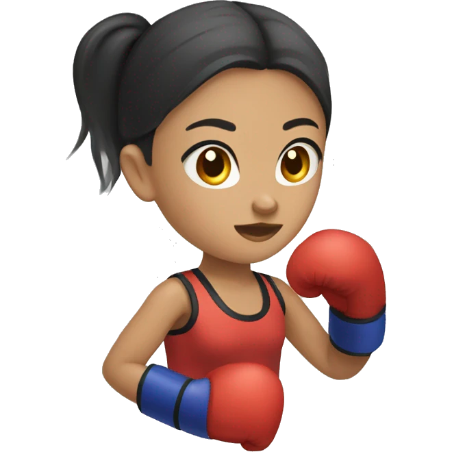 Muay thaï girl  emoji