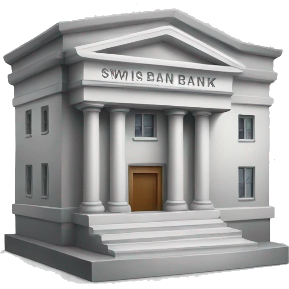 Swiss bank emoji