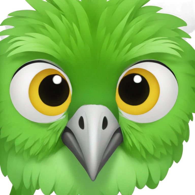 agapornis verde emoji