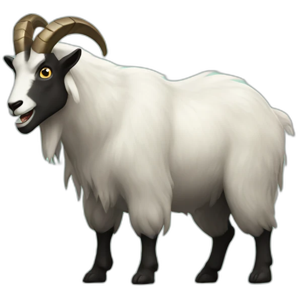 dark magic mountain goat emoji