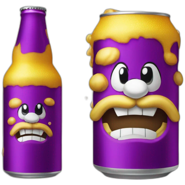 wario drink beer emoji