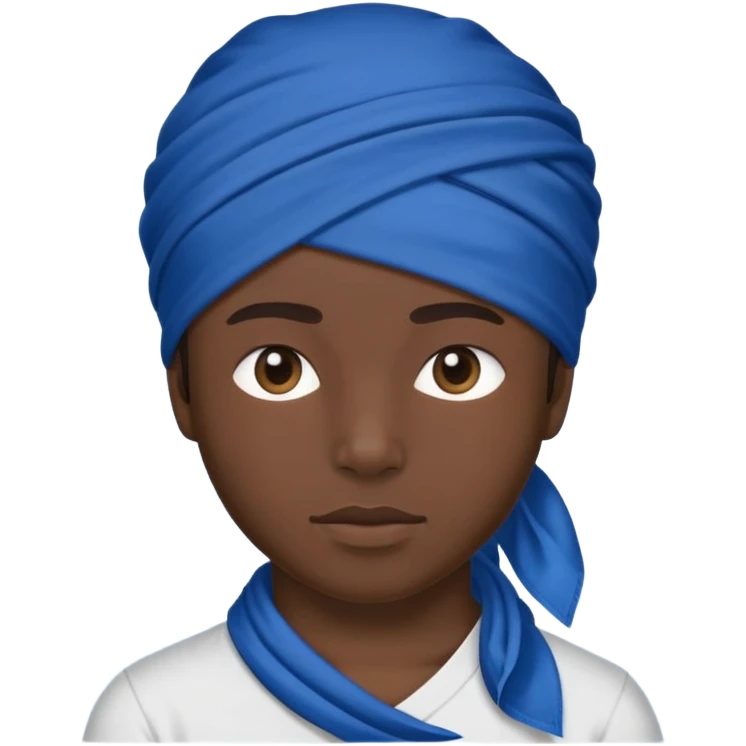 Black crip  emoji