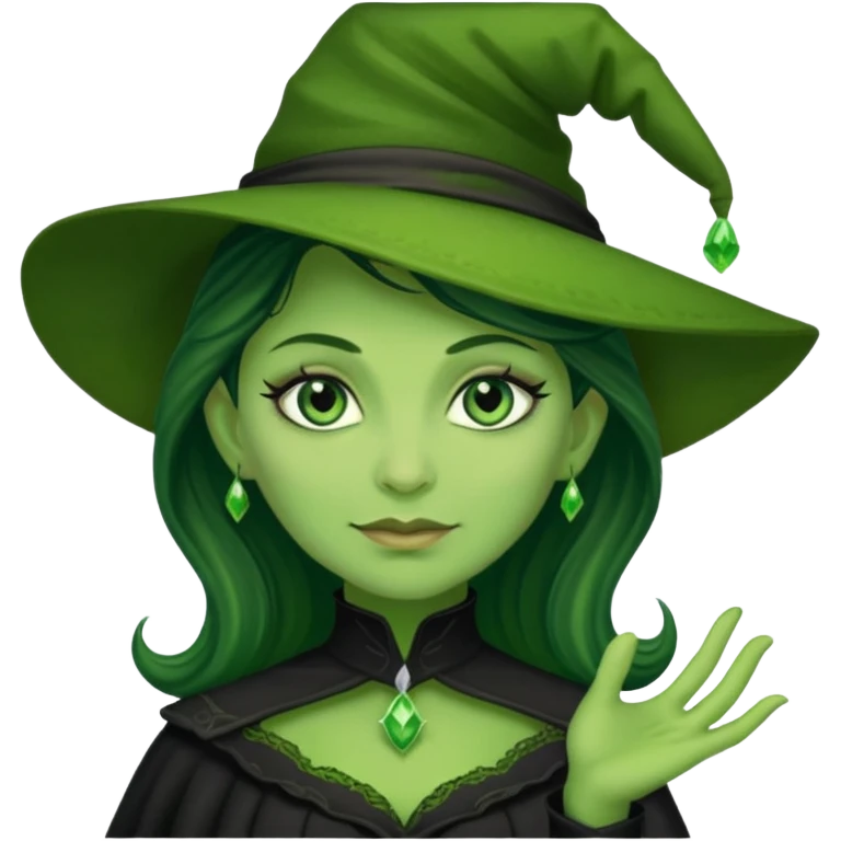 elphaba holding space emoji