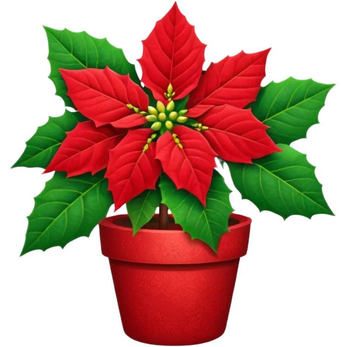small christmas Poinsettia  emoji