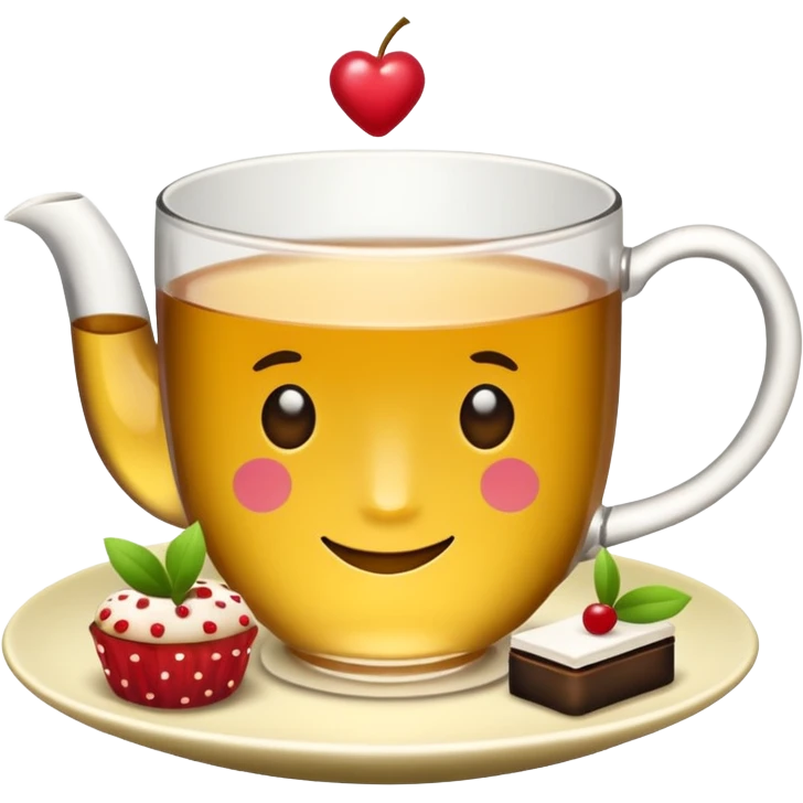 drinking afternoon tea emoji