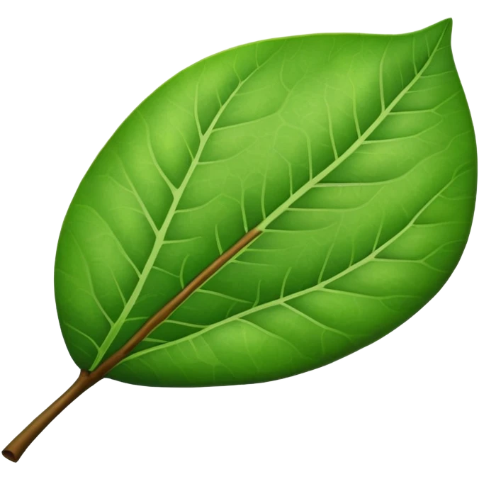 A guava leaf emoji