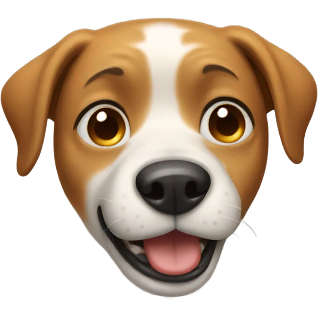 Dog crying emoji
