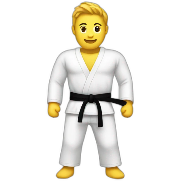 white belt emoji