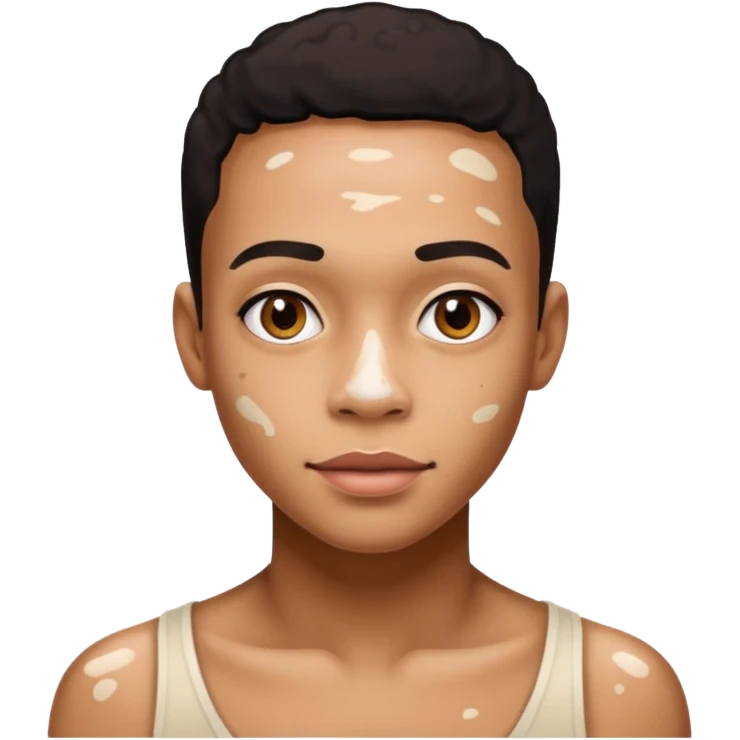 vitiligo emoji