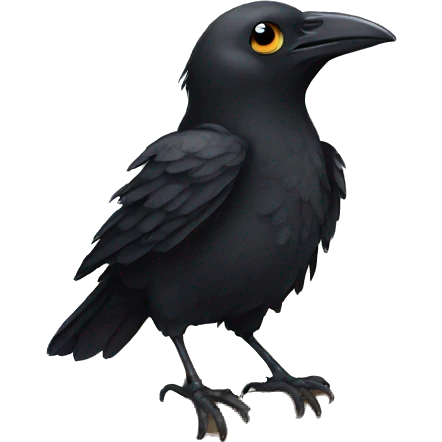  baby crow emoji