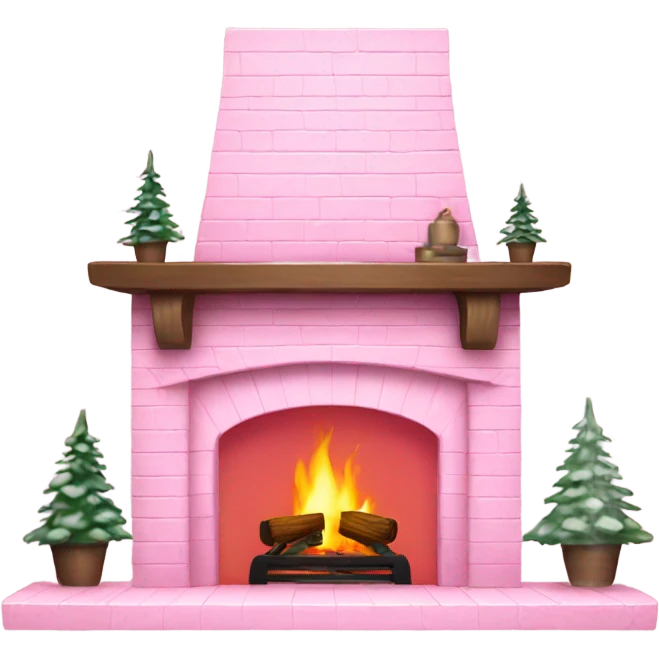 Winter Pink FirePlace emoji