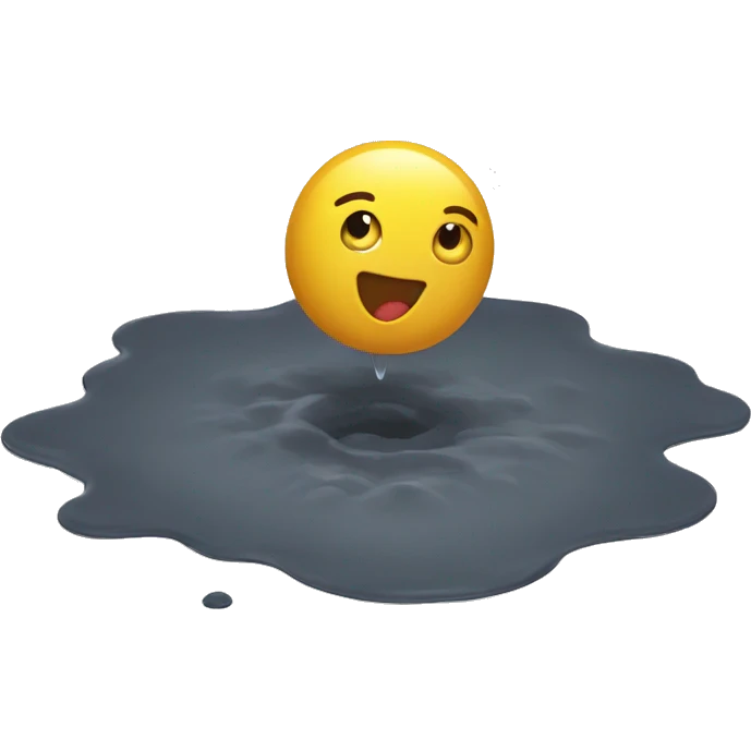 Toy puddle emoji