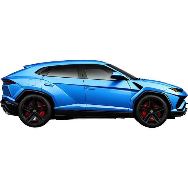 blue Lamborghini urus emoji