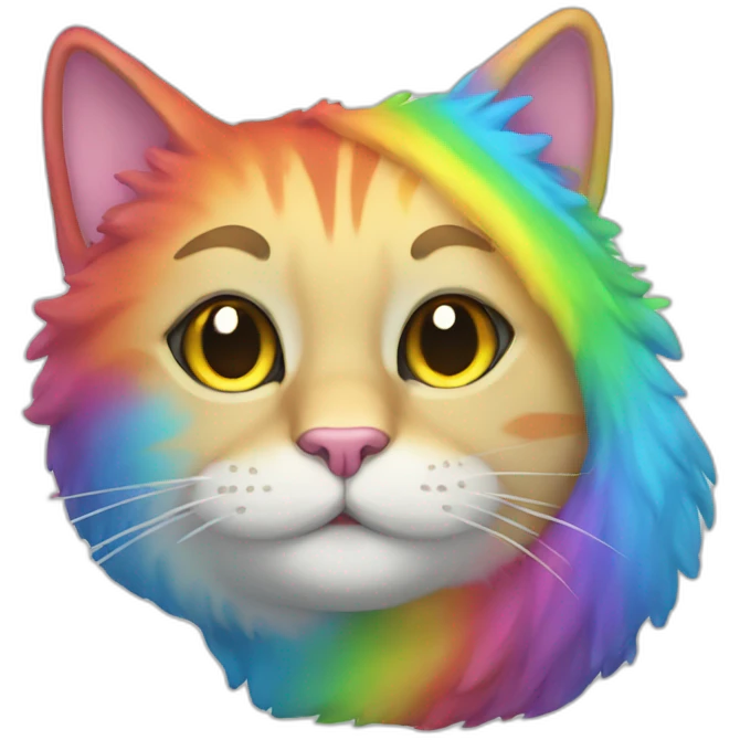 rainbow cat emoji